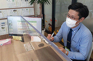 お客様ご来店対応